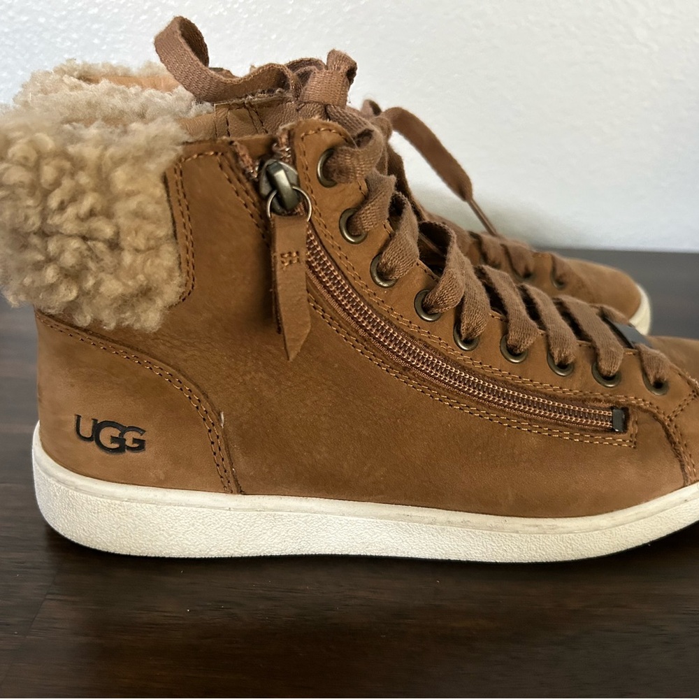 UGG Women’s Brown High-Top Sneakers